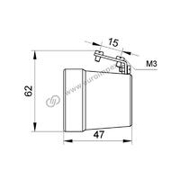 GRLO PORCELANSKO E27 SA METALNIM DRZACEM 130 NOPAL 