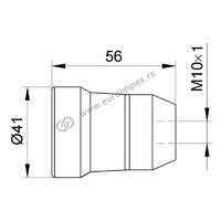 GRLO PORCELANSKO E27 SA KAPOM 133 NOPAL