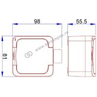 PRIKLJUCNICA TROPOLNA PORCELAN OG LUX 4260 NOPAL