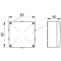 OG RAZVODNA KUTIJA SA 6 UVODA IP54 OG 510I NOPAL 