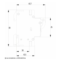 AUTOMATSKI OSIGURAC 1-P 6KA B-10A ETI