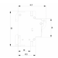AUTOMATSKI OSIGURAC 1-P 6KA C-10A limitator ETI