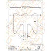 GREJAC ZA EL. ŠTEDNJAK KONCAR NT 1400W IEGS039 S230.1