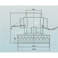 MOTOR ZA USISIVAC 1200W 1 ELISA HIDRO fi=146mm, h=145mm VAC027UN