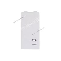 730701.2 Sklopka jednopolna 16AX 250V ˜1M oznaka GREJALICA Signal BELA Nopal Lux Interio