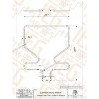 GREJAC ZA EL. ŠTEDNJAK 1100W GORENJE NOVI BENKICA IEGS042  S233.1