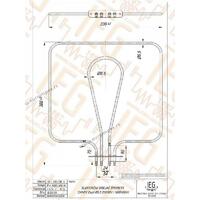 GREJAC ZA EL. ŠTEDNJAK CANDY DUPLI 1000W+450W IEGS101