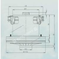 MOTOR ZA USISIVAC 1400W fi=134mm, h=117mm HWX-140X-3 CG33 VAC048UN