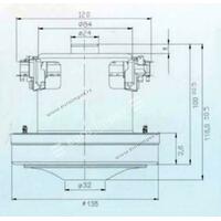 MOTOR ZA USISIVAC 1800W Samsung VAC044UN fi135mm  h-118mm