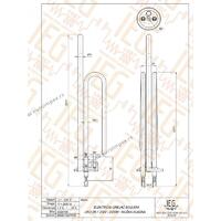 GREJAC ZA BOJLER 2000W TERMORAD LIKO PRODUZENI fii8,1 Cu MUSKE BUKSNE SA NOSACEM ANODE M8 sonda fi10/fi9 l=290mm IEGB159
