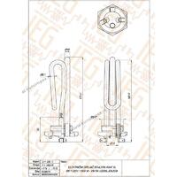 GREJAC BOJLERA 1500W KONCAR 5l VM R5/4 fi8,1 Cu l=160mm IEGB075