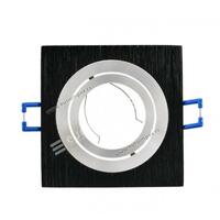 BH03-00111 ROZETNA KVADRATNA CRNA aluminijum SPOTTI-S Braytron