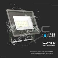 LED REFLEKTOR 20W SLIM SMD CRNI 6500K 1650lm VT6739 V-TAC