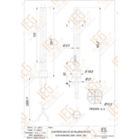GREJAC ZA PALJENJE PELETA 350W 230V ALFA PLAM SOLO AiSi321 fi6,5mm IEGPEL006