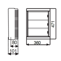 EP-36N RAZVODNA TABLA 36 OSIGURACA NAZIDNA EP220191 Eraplast