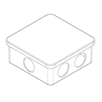 RAZVODNA KUTIJA OG 85x85x40mm ABS EP320300 Eraplast
