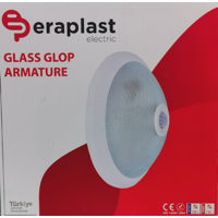 PLAFONJERA SA SENZOROM POKRETA 2xE27 fi300mm METAL-STAKLO SVETILJKA EP520165 Eraplast 