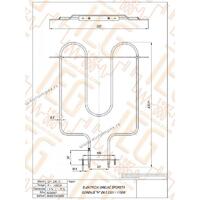 GREJAC ZA EL. ŠTEDNJAK 1100W M Gorenje IEGS007 S016.1