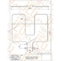 GREJAC ZA EL. ŠTEDNJAK 1150W ALFA, GORENJE IEGS009 S065.0