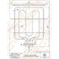 GREJAC ZA EL. ŠTEDNJAK 2000/950W AM ARTHUR MARTIN IEGS018  S011.1
