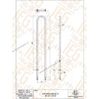 GREJAC TAP CEVNI 833W L=520mm (ZA TA PEC MAGNOHROM-AEG 2,5kW) IEGTA001 T010.0