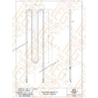GREJAC TAP CER 2000W L=900mm (ZA TA PEA CER 6kW) IEGTA025 T031.1