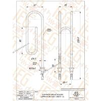 GREJAC ZA BOJLER 3000W USPRAVNI fi6,5 Cu IEGB003