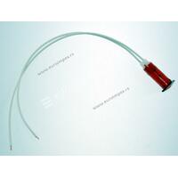 SIGNALNA SIJALICA FI12 SA KABLOM P/F CRVENA