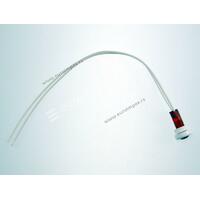 SIGNALNA SIJALICA fi8 SA NAVOJEM PLASTIČNA CRVENA