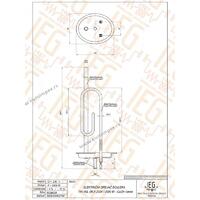 GREJAC 2000W MK KOMPLET TIKI BEZ ISPUSTA fi6,5 navoj M8 IEGB028  B146.1
