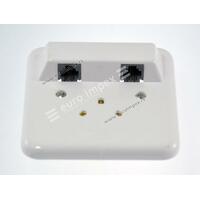 PRIKLJUČNICA TELEFONSKA KOMBINOVANA 1+2 MIKROUTIKAČA 255.2 ELID