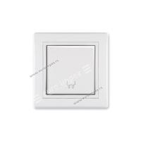 Prikljucnica dvopolna sa poklopcem 16A 250V~ sa porcelanskim jezgrom  BELA 603.000 Aling Prestige Line