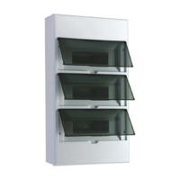 Razvodna tabla 36 za ugradnju NA ZID MAT-36, za 36 modula, transparentna vrata 05.67.81 Metalka