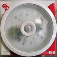 PLAFONJERA SA SENZOROM POKRETA 2xE27 fi300mm METAL-STAKLO SVETILJKA EP520165 Eraplast 