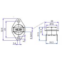 TERMOSTAT klikson SIGURNOSNI PECURKA KSD301 T=175C
