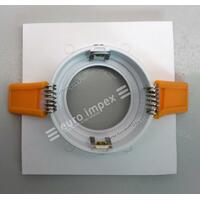 ROZETNA CETVRTASTA BELA MASIVNA plitka CFR1018F WH Forma