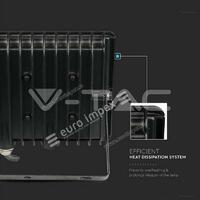 LED REFLEKTOR 20W SLIM SMD CRNI 6500K 1650lm VT6739 V-TAC