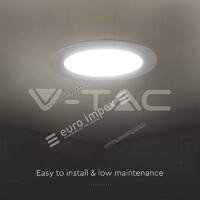 LED PANEL 24W UGRADNI OKRUGLI 4000K 2640lm VT7868 V-TAC
