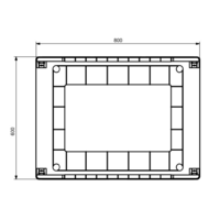 RAZVODNI ORMAN 800x600x260mm IP65 ABS EP320135 Eraplast