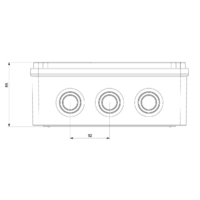 RAZVODNA KUTIJA OG 200x200x80mm ABS SIVA EP320335 Eraplast