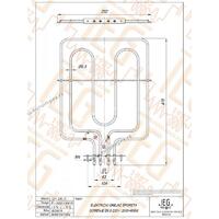GREJAC ZA EL. ŠTEDNJAK 2000/900W Gorenje IEGS016 S072.1