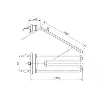 GREJAC ZA VES MASINU 2300W OBOD L=3.5cm+17.5cm IEGVM002  P010.1
