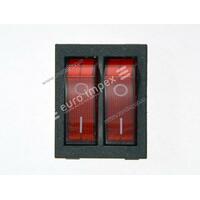 PREKIDAC DUPLI ZA KVARCNU PEC dvostruki sa tinjalicom 0-1