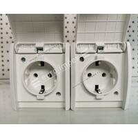 OG DUPLA MONOFAZNA PRIKLJUCNICA ZA NA ZID 16A IP44 BELA 502 Index