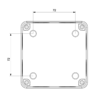 RAZVODNA KUTIJA OG 110x110x74mm ABS SIVA EP320305 Eraplast