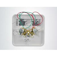 PRIKLJUČNICA TELEFONSKA KOMBINOVANA 1+2 MIKROUTIKAČA 255.2 ELID