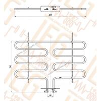 GREJAC ZA TURSKI ROŠTILJ 2kW UŽA PLOCICA IEGRO002