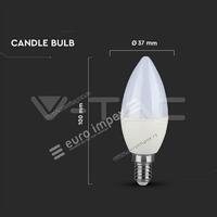 LED SIJALICA 5,5W E14 2700K 470lm SVECA VT42151 V-TAC